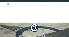 Desktop Screenshot of businesspatentlaw.com